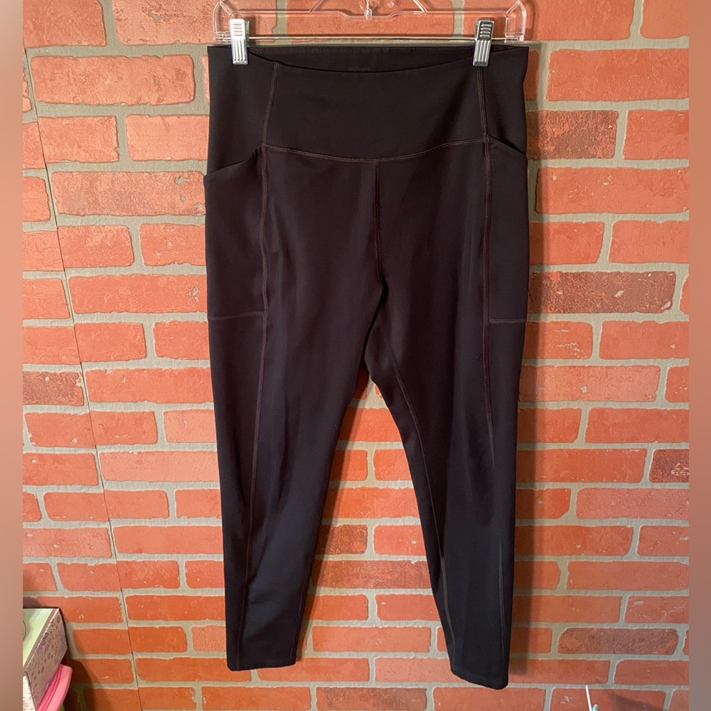 Girlfriend Collective Black Compressive Pocket Legging Size XL
